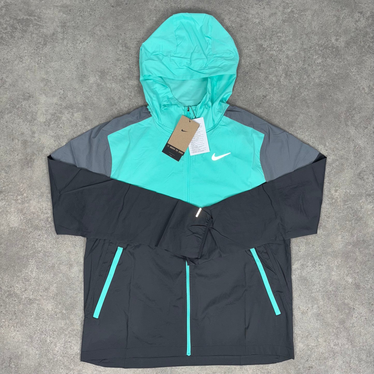 NIKE WINDBREAKER TRI SET (MINT/GREY)