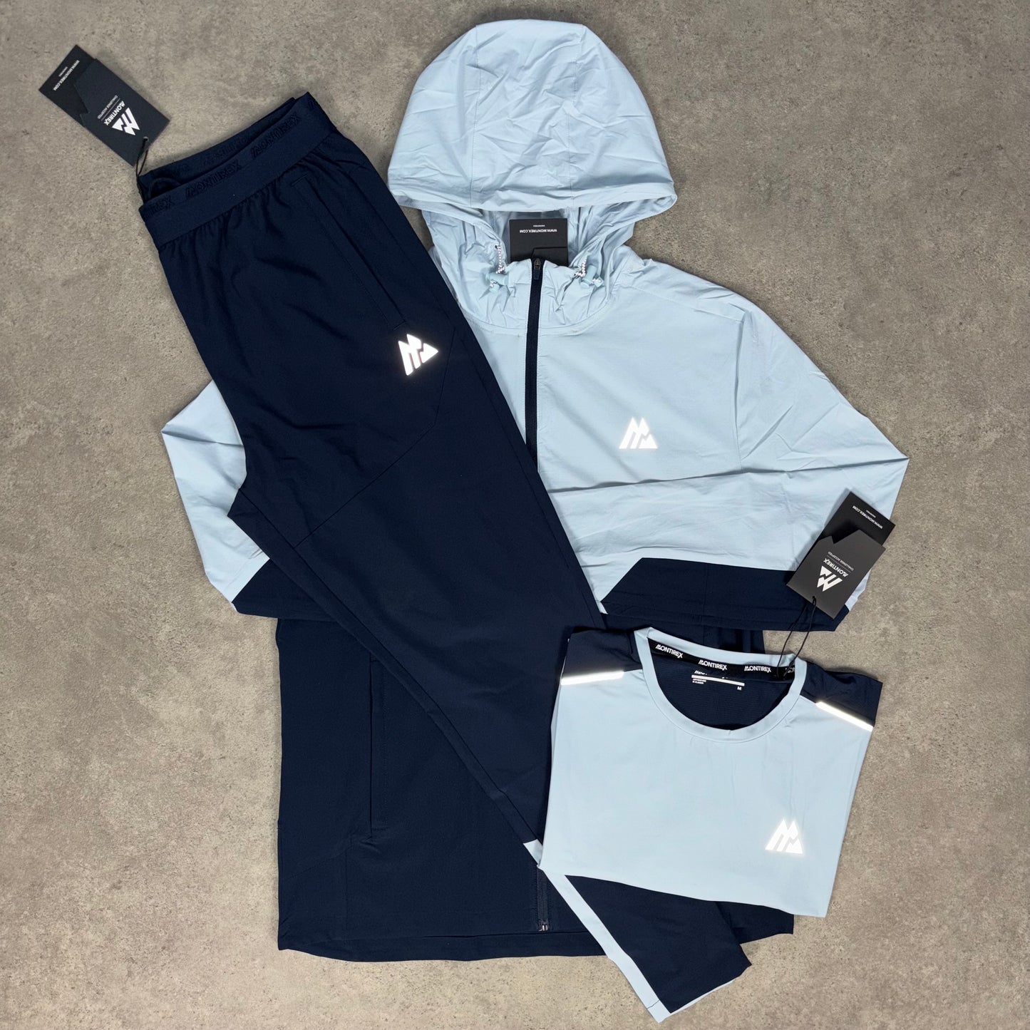 MONTIREX WOVEN TRI SET (NAVY/MIST)