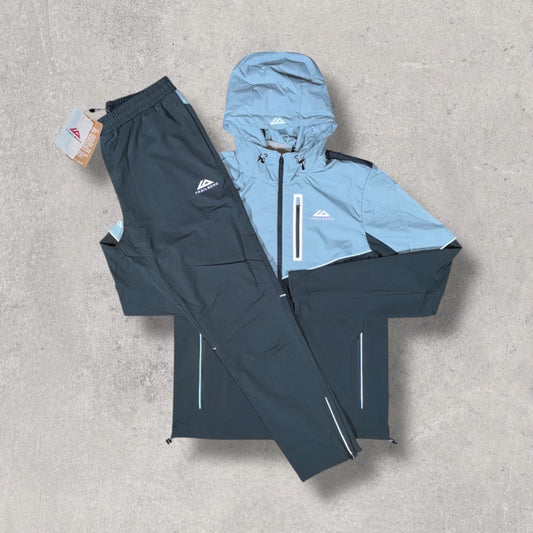 TRAILBERG TAPER TRACKSUIT (BLUE/GREY)