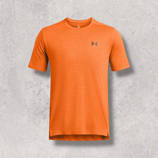 UNDER ARMOUR TECH VENT GEOTESSA T-SHIRT - ORANGE